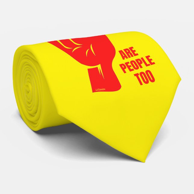 Gravata OS GRUPOS SÃO PESSOAS, Fã de música muito engraçad (Rolled)