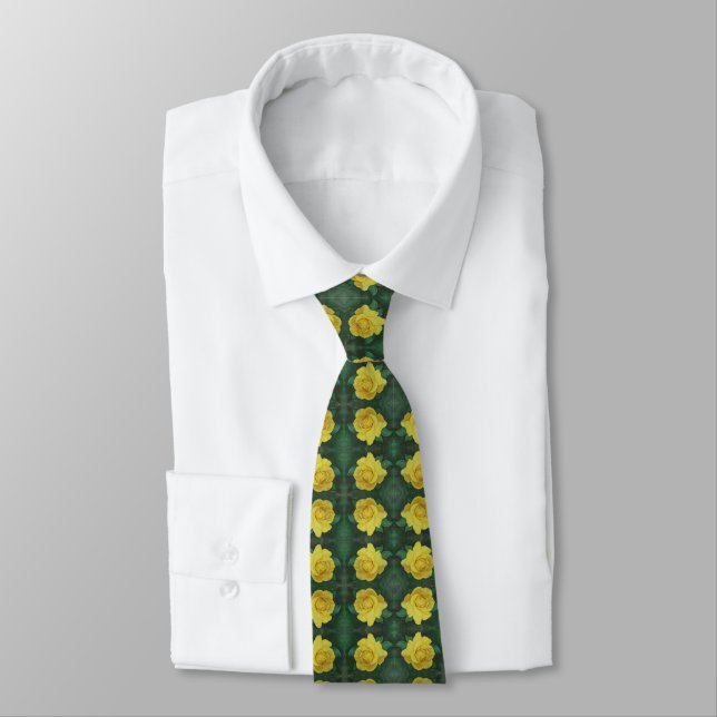 Gravata Ouro Petals Tie (Amarrado)