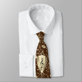 Gravata Ouro Plectron - design de Na moda para amantes de