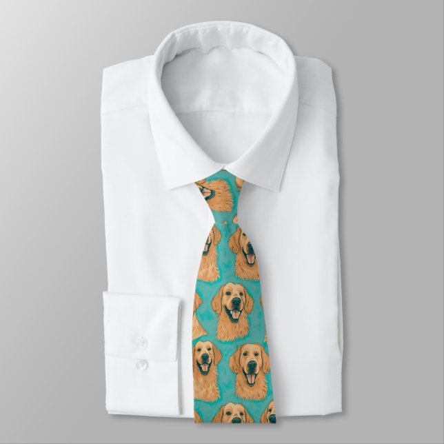 Gravata Ouro Retriever Tie (Amarrado)