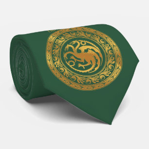 Gravata Ouro Targaryen Crest