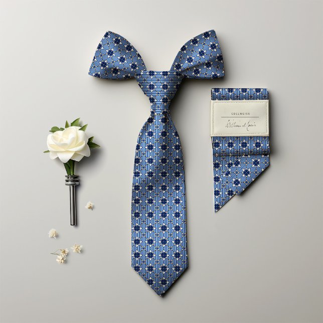 Gravata Ouro Victorian Edelweiss Bolinhas Vintage Men (Criador carregado)