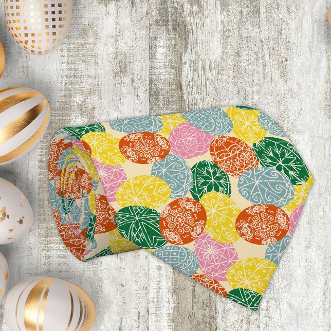 Gravata Ovos De Páscoa Desordenados Do Pysanky Ucraniano P (Criador carregado)