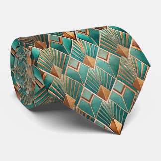 Gravata Padrão Art Deco elegante com azulejos