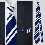 Gravata Padrão Blue Black Striped<br><div class="desc">Tinta de pescoço com padrão de risca azul preta.</div>