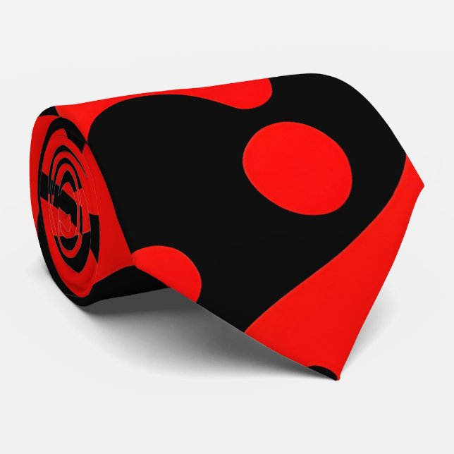 Gravata Padrão Botânico das Flores do Damasco Vermelho (Rolled)