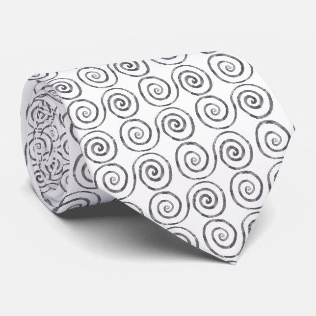 Gravata Padrão Celta de Espiral Dupla (Rolled)
