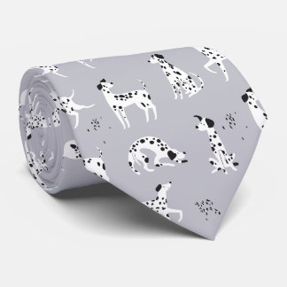 Gravata Padrão contínuo de cachorro dalmata fofo