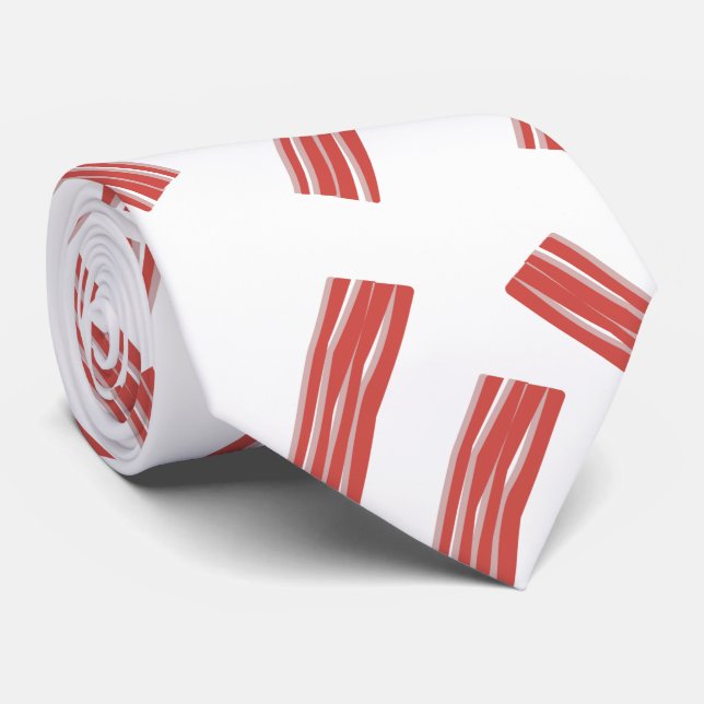 Gravata Padrão contínuo de fatias de bacon para festa (Rolled)