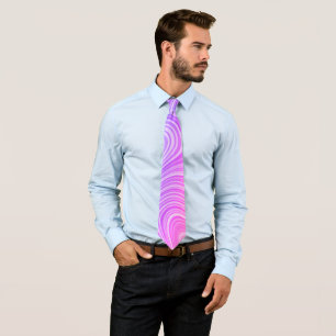 Gravata Padrão Cor-de-rosa com curva magenta roxa