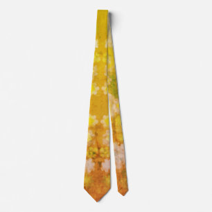 Gravata Padrão de Aquarela de Abstrato Floral Retroativa S