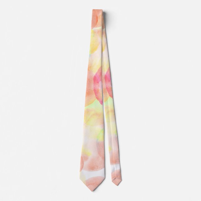 Gravata Padrão de Aquarela Sem Costura por armazenador (Frente)