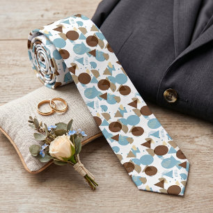 Gravata Padrão de Arte Geométrica Moderna do Hip Abstrato