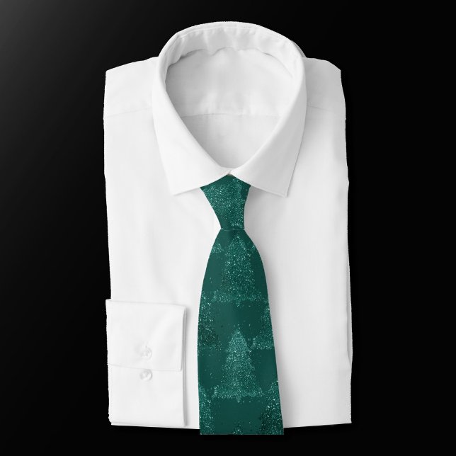 Gravata Padrão de árvore clássica | Bold Kelly Green Natal (Criador carregado)