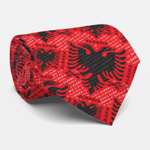 Gravata Padrão de bandeira albanês 2