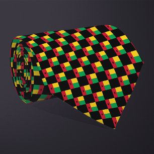 Gravata Padrão de Bandeira da Guiné-Bissau verificado