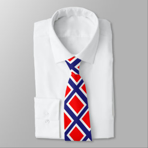 Gravata Padrão de bandeira da Noruega