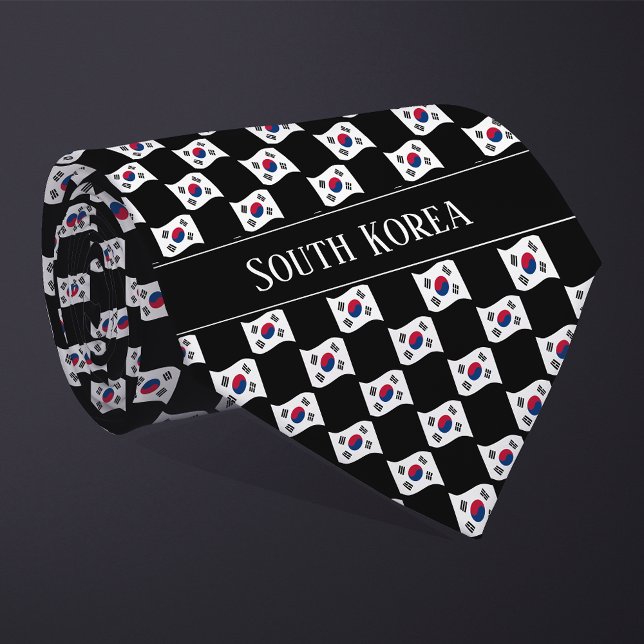 Gravata Padrão de bandeira ondulada da Coreia do Sul  (Criador carregado)