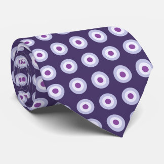 Gravata Padrão de bolinhas - Lavanda violeta azul roxa