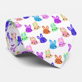 Gravata Padrão de Bunnies de Páscoa