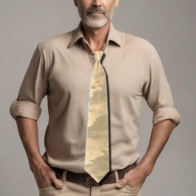 Gravata Padrão de Camo de Areia (Criador carregado)