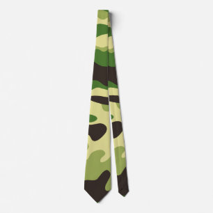 Gravata Padrão de camuflagem de Khaki