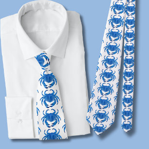 Gravata Padrão de caranguejo azul