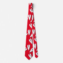 Padrão de Corações Geométricos Vermelho Branco Pre