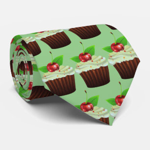Gravata Padrão de cupcake em forma de escala