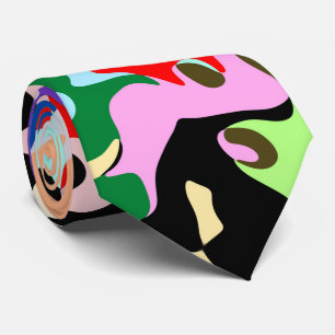 Gravata Padrão de Design de Arte Abstrata