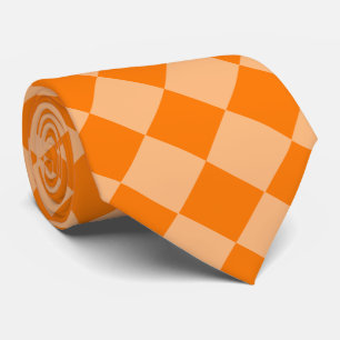 Gravata Padrão de Diamante do Verificador Laranja