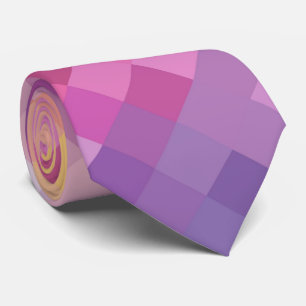 Gravata Padrão de Diamante Geométrico Moderno Colorido #