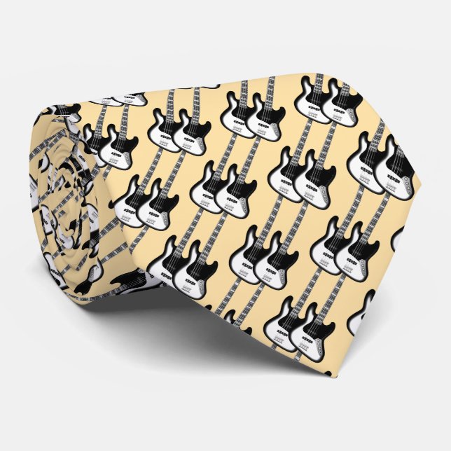 Gravata Padrão de duas guitarras elétricas (Rolled)