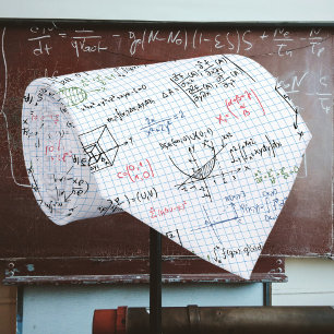 Gravata Padrão de Equação de Matemática