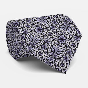 Gravata Padrão de espiral de Deco de Arte Teal, Azul ou Ro