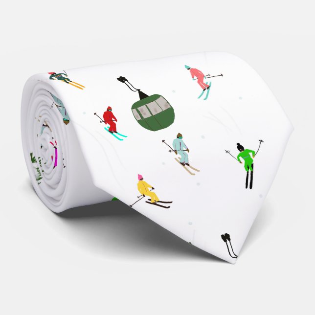 Gravata Padrão de esqui de esquiadores de Descida de inver (Rolled)