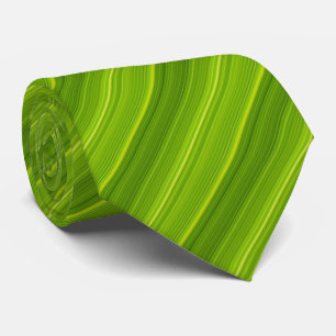 Gravata Padrão de Faixa Verde