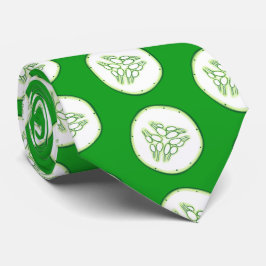 Gravata Padrão de fatias de pepino