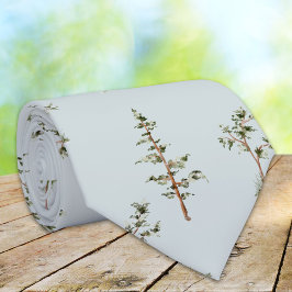 Gravata Padrão de Floresta Verde