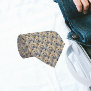 Gravata Padrão de Foto da Vida Selvagem da Fox Vermelha