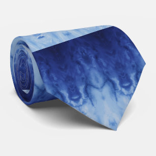 Gravata Padrão de Gradiente de Tinta Amarrada Shibori Índi