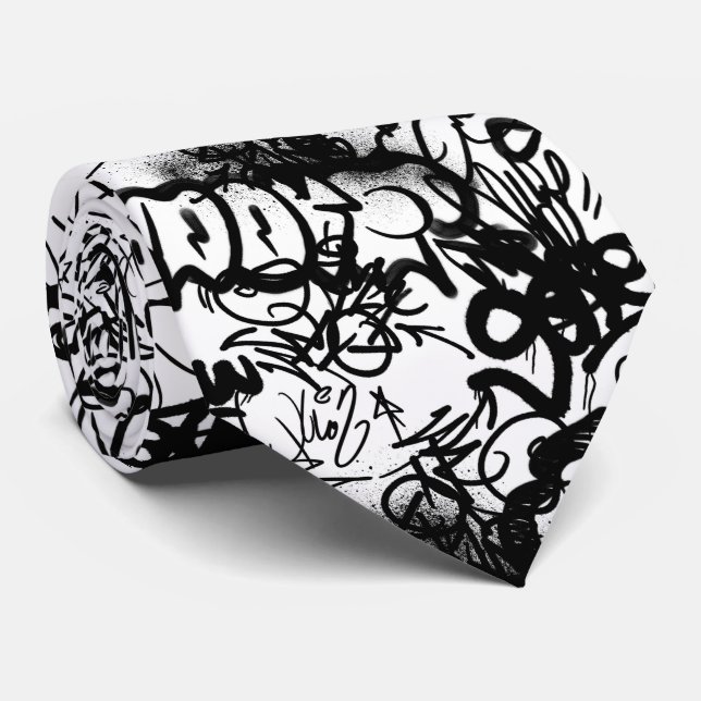 Gravata Padrão de grafite (Rolled)