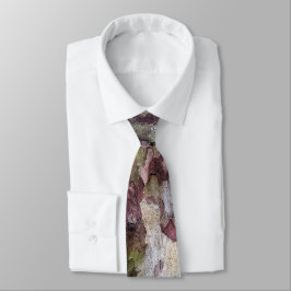 Gravata Padrão de latido de camuflagem verde e castanho