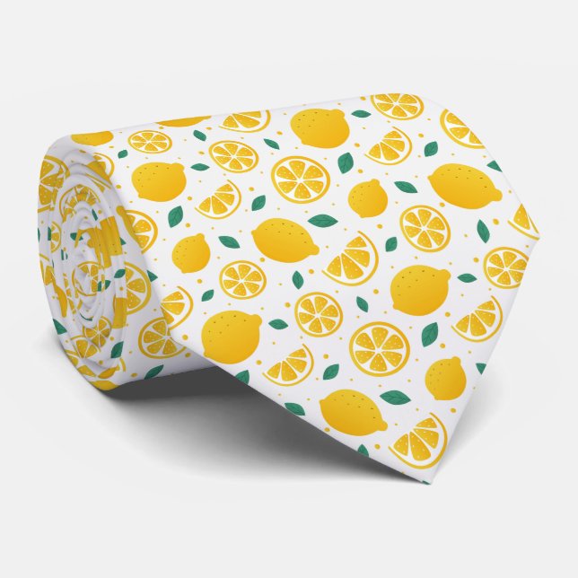 Gravata Padrão de Limão Cítrico (Rolled)