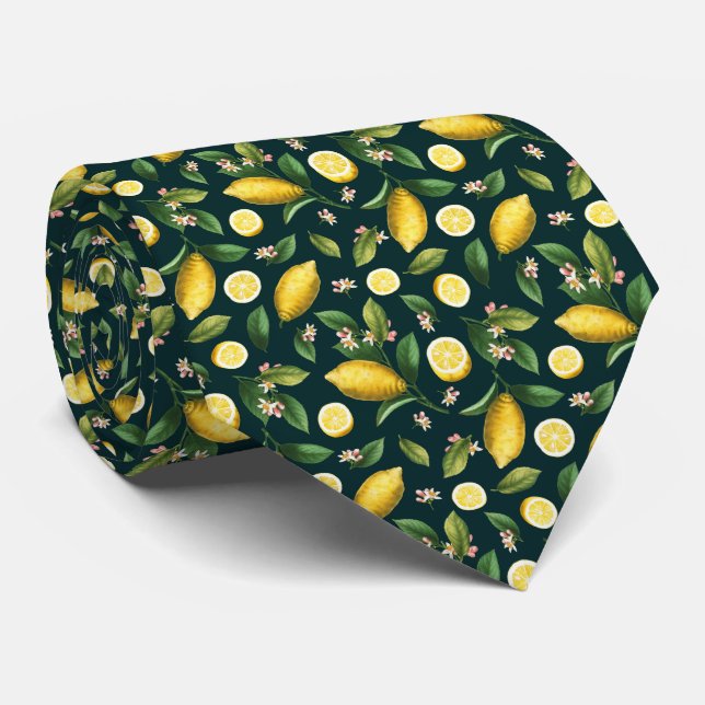 Gravata Padrão de Limão Cítrico (Rolled)