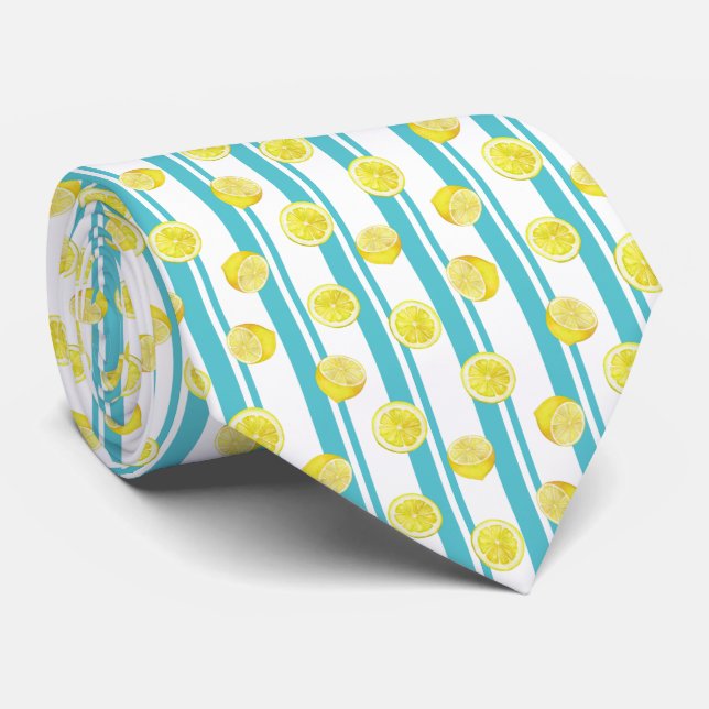 Gravata Padrão de Limão Cítrico (Rolled)