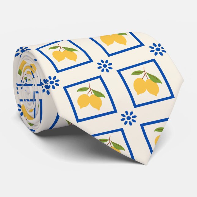 Gravata Padrão de Limão Cítrico (Rolled)
