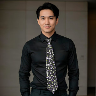 Gravata Padrão de Olhais Pensados no Halloween