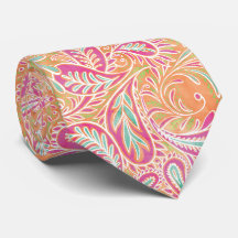 Padrão de Paisley Cor-de-Rosa Retro Pastel