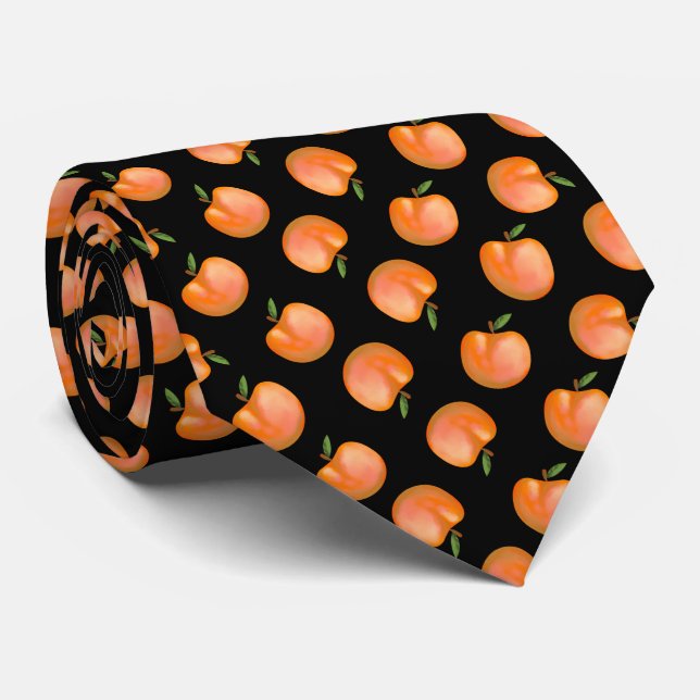 Gravata Padrão de Pêssego de Verão Doce (Rolled)